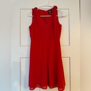 Vince Camuto red dress.